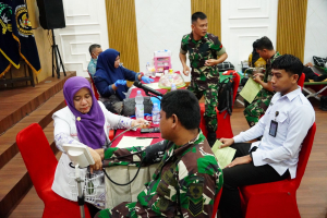 Memperingati HUT ke 1 Keminimipas, Rutan Pangkep Gelar Bakti Sosial Donor Darah