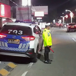 Patroli Blue Light Sat Lantas Polres Takalar Tingkatkan Keamanan dan Keselamatan di Wilayah Kota