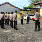 Kapolsek Galsel Pimpin Apel Pagi, Tegaskan Disiplin dan Profesionalisme Anggota