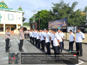 Sosialisasi WBS dan SP4N-LAPOR! oleh Kasi Propam Polres Takalar : Wujudkan Tata Kelola Pemerintahan yang Bersih dan Transparan