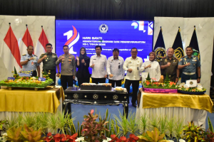 Karutan Rutan Kelas I Makassar Ikuti Tasyakuran HUT Imipas ke-1