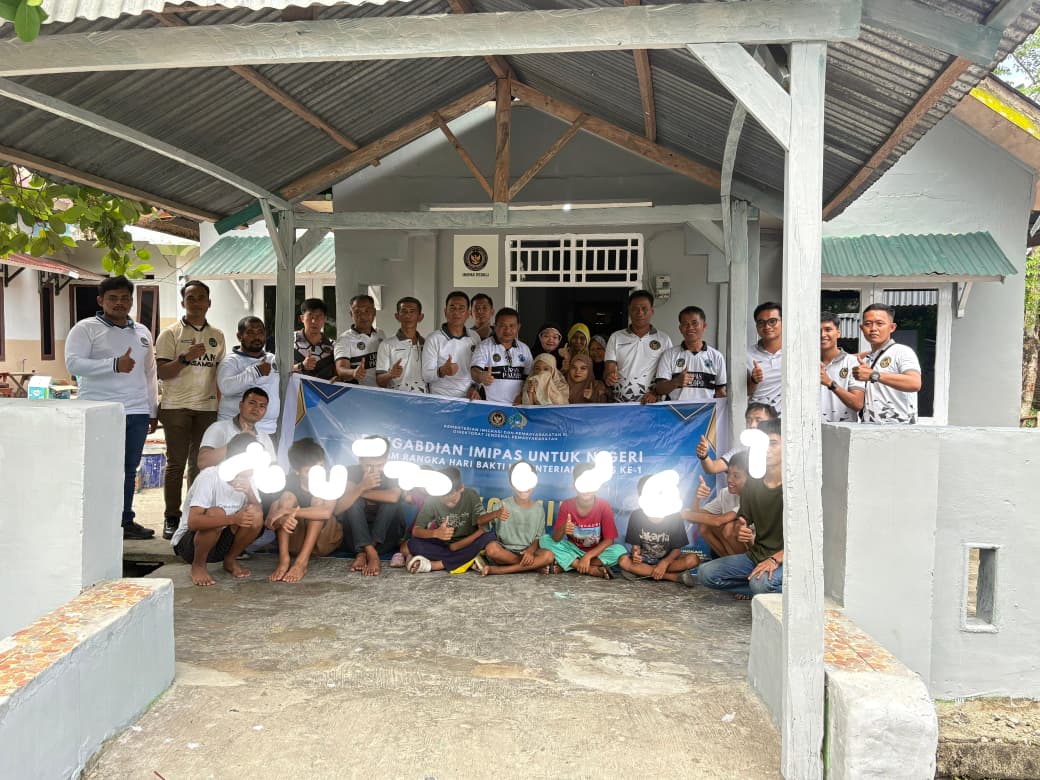 Rutan Masamba Pimpin Aksi Pengabdian Imipas untuk Negeri di LKSA Al-Annur Palopo