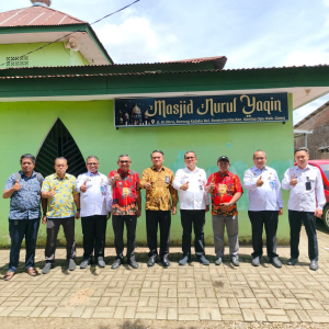 Rutan Makassar Laksanakan Program Pengabdian Imipas untuk Negeri melalui Perbaikan Masjid di Somba Opu, Gowa