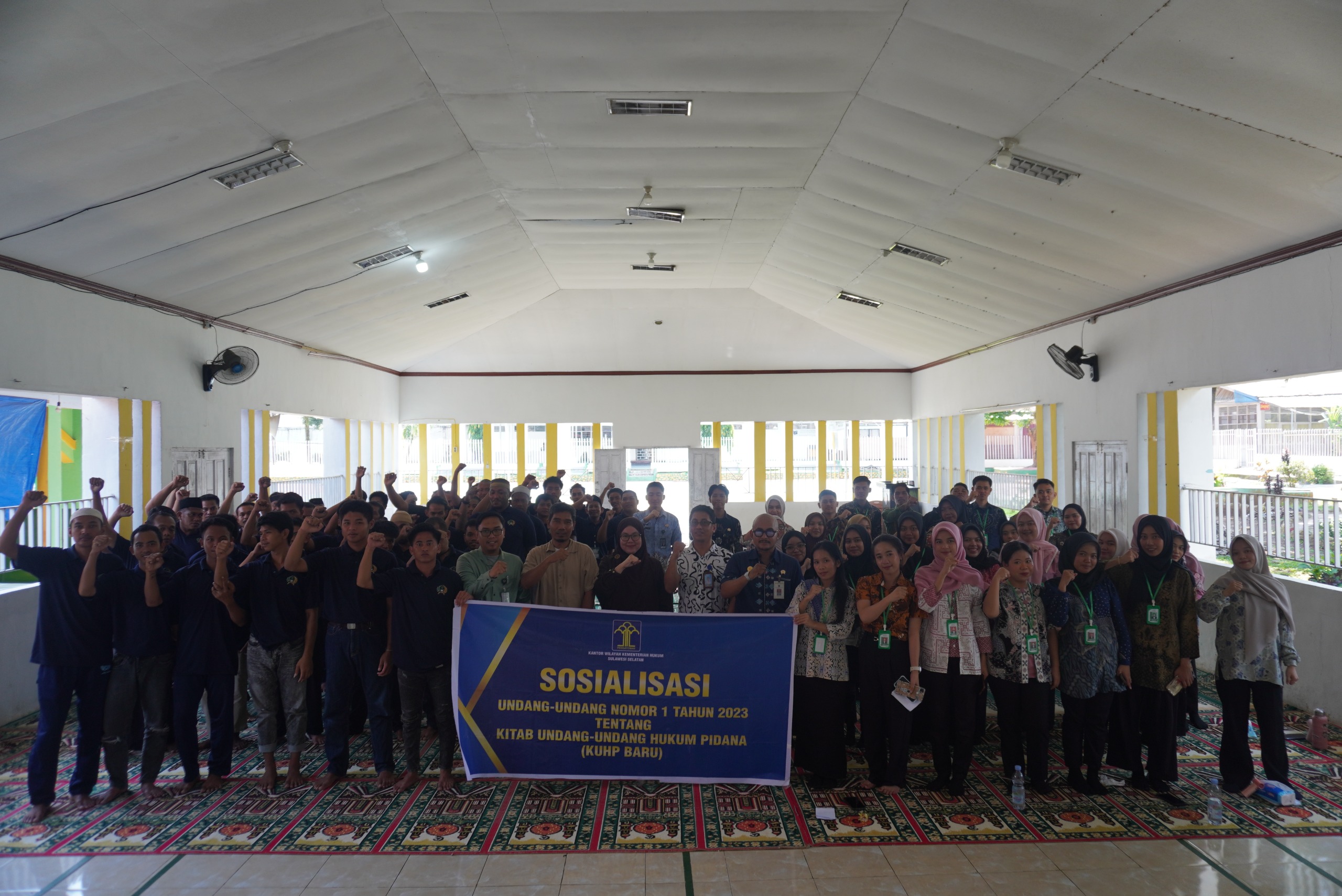 Dorong Pembinaan Berbasis Pemahaman Hukum, Lapas IIB Maros Lakukan Sosialisasi KUHP