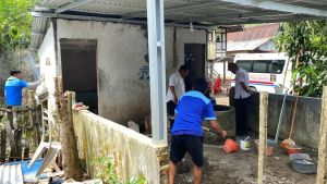 Pengabdian IMIPAS Untuk Negeri: Rutan Pangkep Benahi Toilet Umum Terbengkalai di Kampung Malise