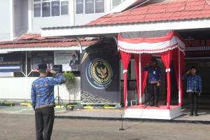 Kalapas Narkotika Sungguminasa Pimpin Upacara HUT Ke-54 KORPRI, Sampaikan Pesan Inovasi dan Pengabdian