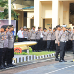 Pimpin Apel Pagi, Kasat Lantas Tekankan Tertib Lalu Lintas dan Profesionalisme Personel