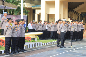 Pimpin Apel Pagi, Kasat Lantas Tekankan Tertib Lalu Lintas dan Profesionalisme Personel