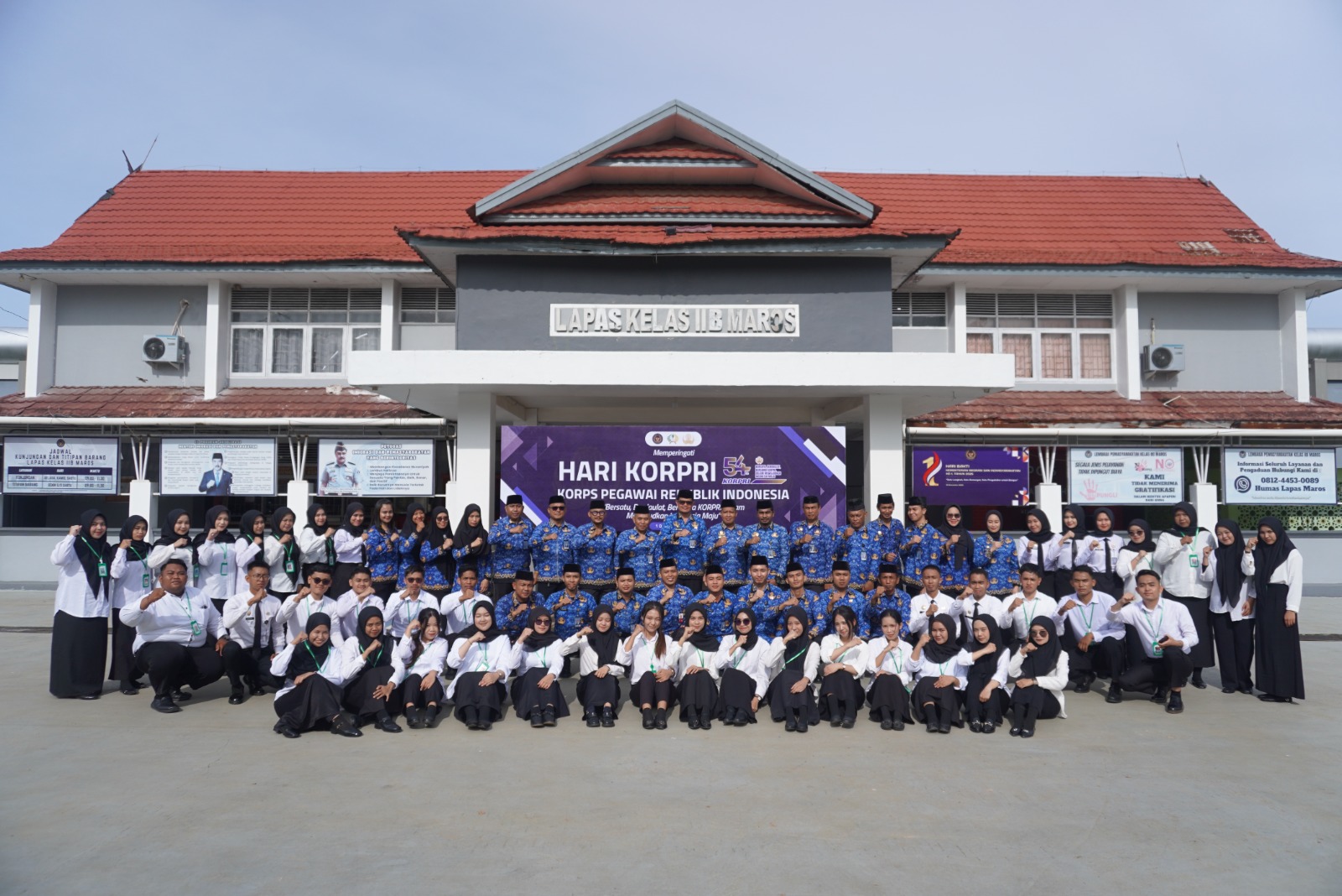 Lapas Kelas IIB Maros Peringati Hari Korpri dengan Upacara Khidmat