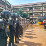 Polres Gowa Asah Kemampuan Personel Lewat Latihan Pengendalian Massa