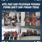 Apel Pagi Lapas Maros Berlangsung Khidmat, Dua Petugas Resmi Dilepas