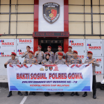 Hari Jadi Reserse ke-78, Satreskrim Polres Gowa Salurkan Sembako kepada Anak Panti dan Warga Kurang Mampu