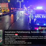 Satlantas Polres Takalar Intensifkan Blue Light Patrol, Wujudkan Keamanan Lalu Lintas Malam Hari