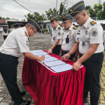 Rutan Kelas I Makassar Gelar Apel Dirangkaikan Penandatanganan Perjanjian Kinerja Tahun 2026