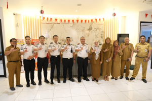 Rutan Kelas I Makassar Kunjungi Dinas Perpustakaan Kota Makassar, Perkuat Pembinaan Perpustakaan dan Literasi WBP