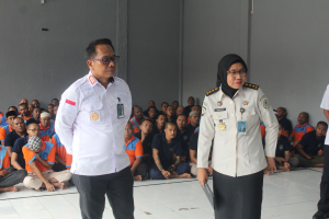 Perkuat Komitmen Bebas Narkoba, Lapas Narkotika Sungguminasa Terima Kunjungan Kanwil Ditjenpas