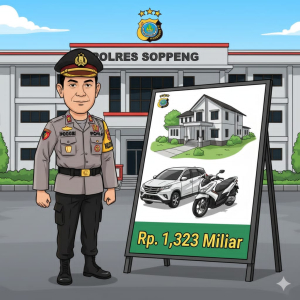 Kasatlantas Soppeng AKP H. Alwi Miliki Harta Rp 1,32 Miliar, Publik Pertanyakan Sumber Kekayaannya