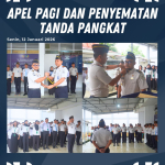 Apel Pagi Dirangkaikan Penyematan Tanda Pangkat, Lapas Maros Beri Apresiasi Kinerja Petugas