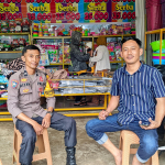 Antisipasi Pencurian dan Uang Palsu, Bhabinkamtibmas Polsek Marbo Lakukan Sambang Toko