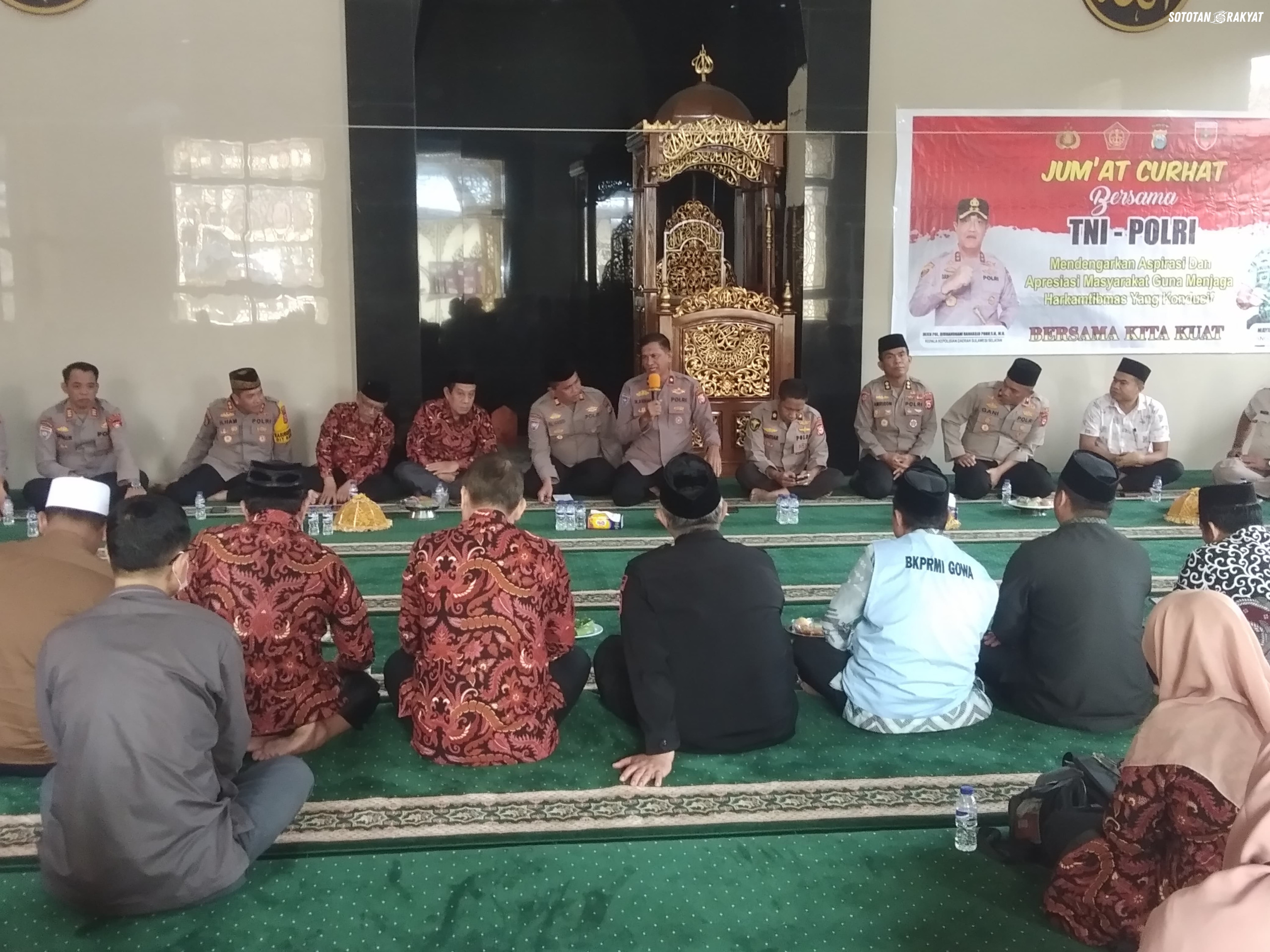 Dengar Langsung Aspirasi Warga, Polda Sulsel dan Polres Gowa Kembali Gelar Jumat Curhat