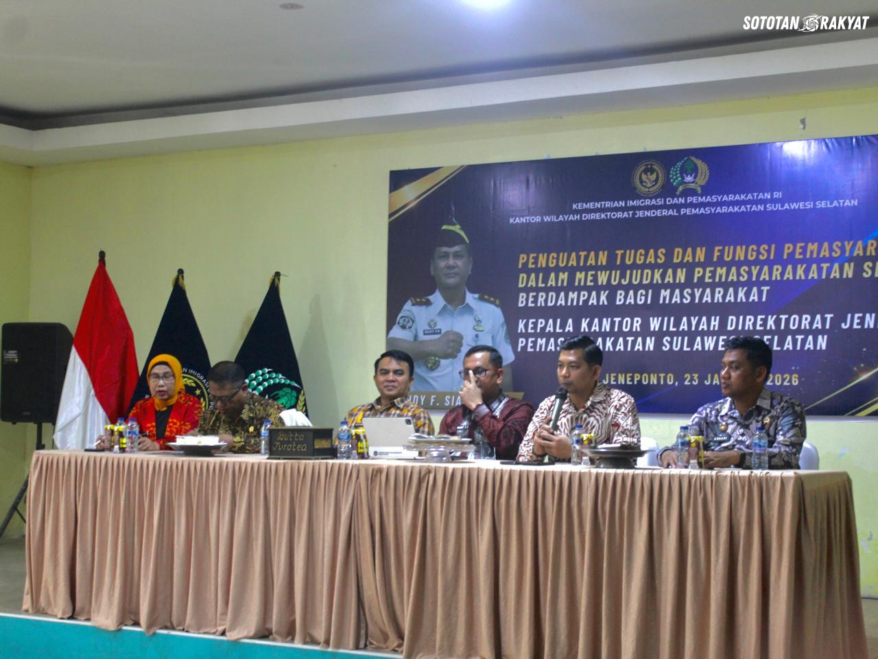 Penguatan Pembimbingan Digelar di Jeneponto, Lapas Narkotika Sungguminasa Ambil Peran Aktif Siap Tingkatkan Kinerja