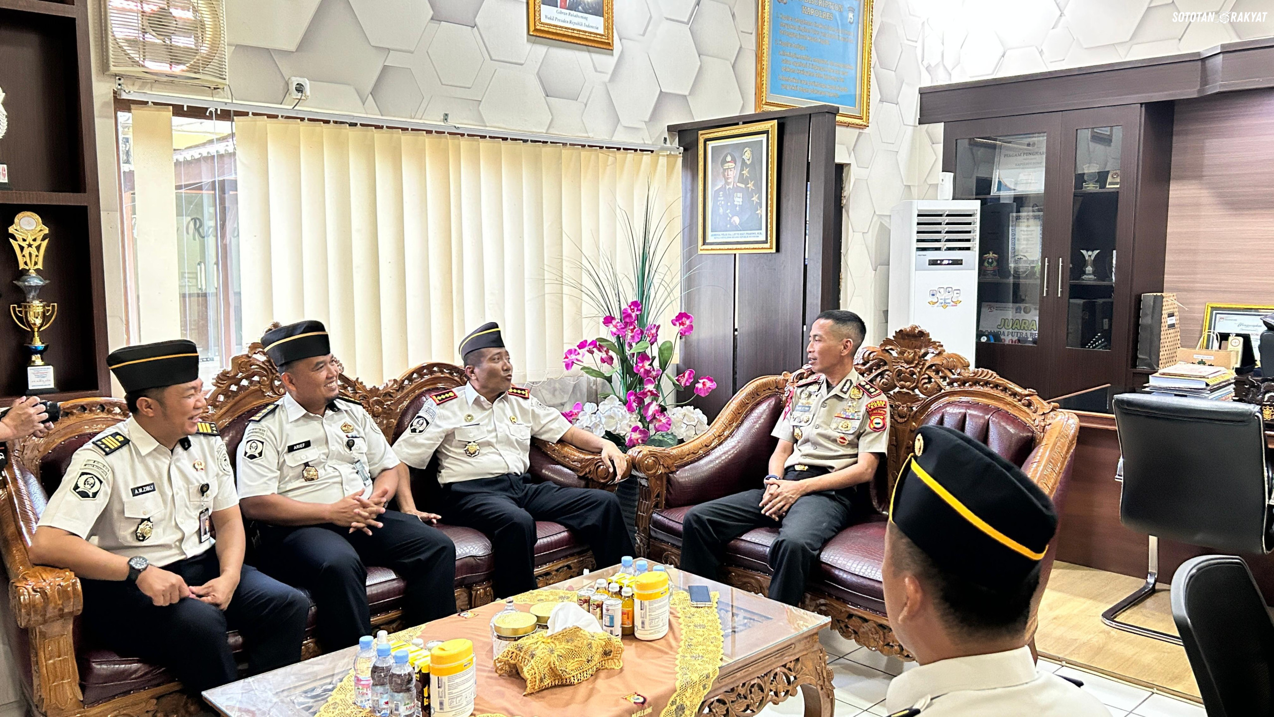 Wujudkan Kondisi Aman dan Tertib, Lapas Watampone Jalin Koordinasi dengan Polres Bone