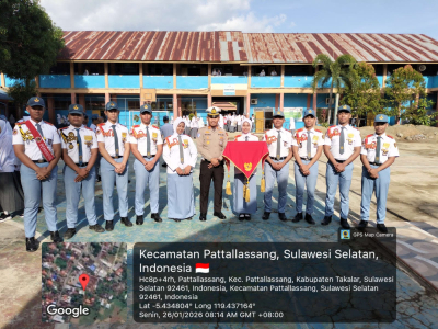 Kasat Lantas Polres Takalar Pimpin Police Goes To School, Ajak Pelajar Jadi Pelopor Keselamatan Berlalu Lintas