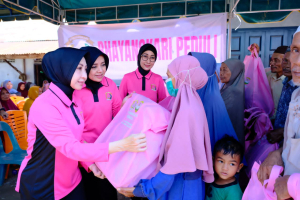 Bhayangkari Sulsel Salurkan Bantuan Kemanusiaan bagi Korban Bencana di Pidie Jaya