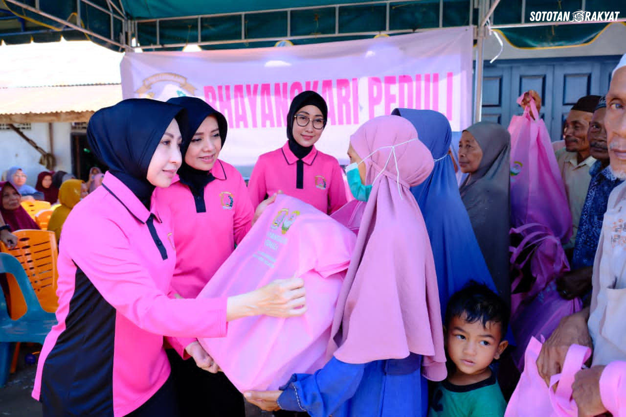 Bhayangkari Sulsel Salurkan Bantuan Kemanusiaan bagi Korban Bencana di Pidie Jaya