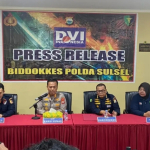 Biddokes Polda Sulsel Press Release Terkait Penanganan Korban Pesawat ATR 42-500